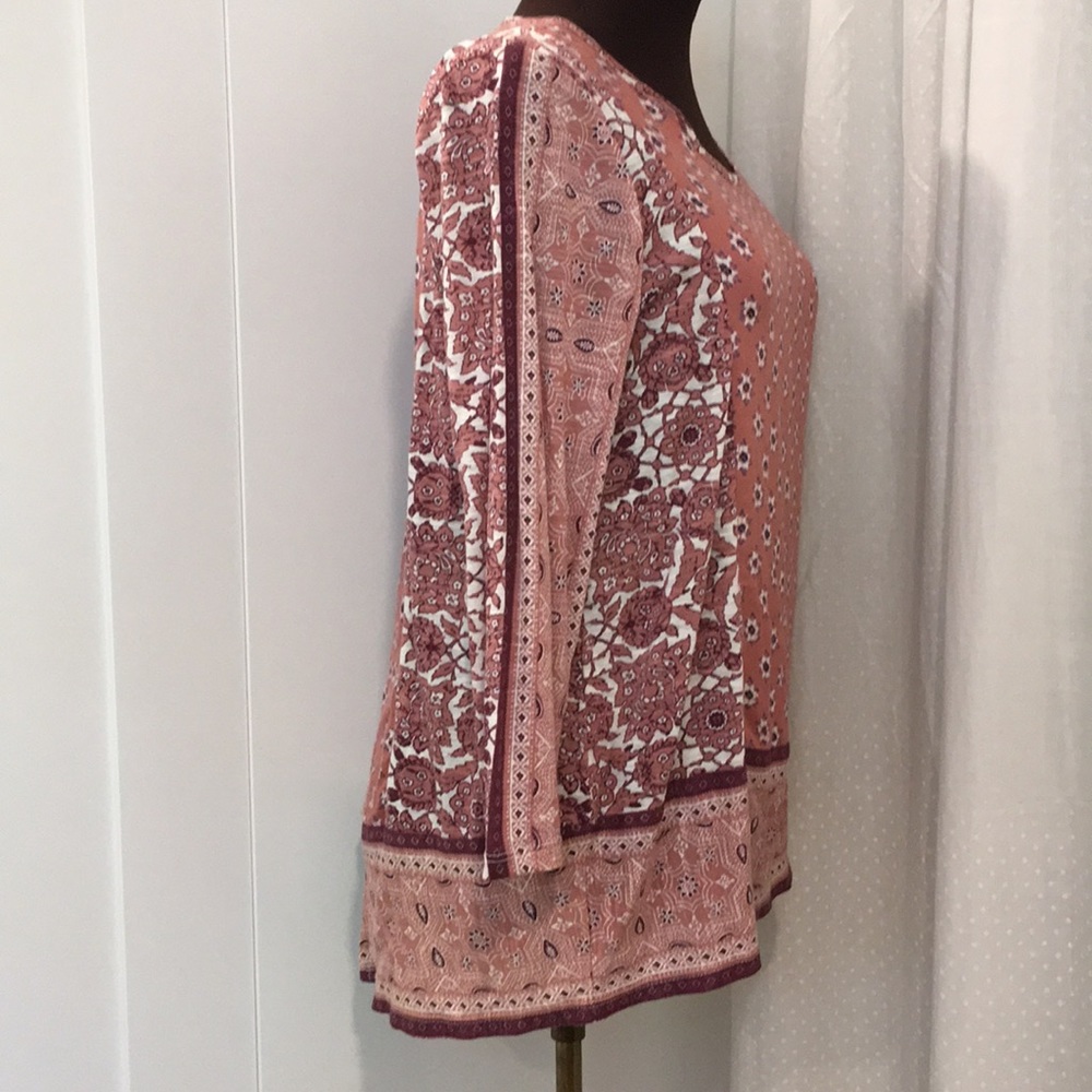 💕HP💕Lucky brand boho blouse size small - Picture 11 of 12